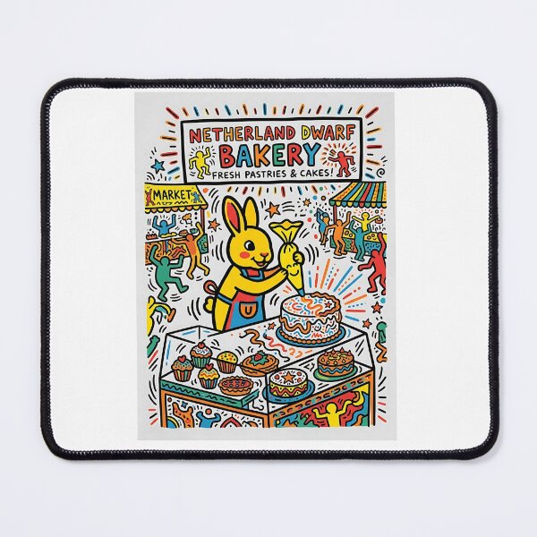 Item preview, Netherland Dwarf Bakery Decorator designed and sold by PictoVibe.