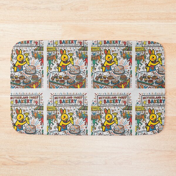 Item preview, Netherland Dwarf Bakery Decorator designed and sold by PictoVibe.