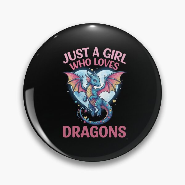 Item preview, Just a Girl Who Loves Dragons Cute Blue Fantasy Design designed and sold by Ostericaimusa.
