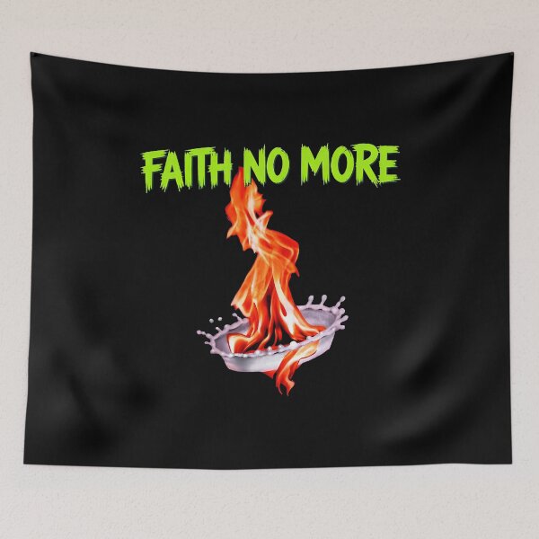 Item preview, Faith No More Band Name Fiery Liquid Splash designed and sold by SilentCosmos.