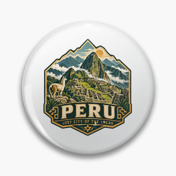 Item preview, Peru Lost City Of The Incas Machu Picchu Llama Travel Explorer designed and sold by Star3NowForMe.