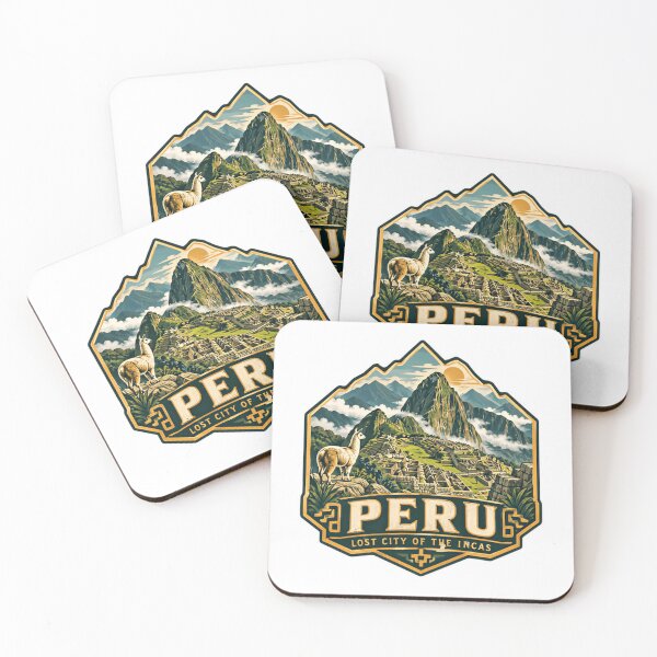 Item preview, Peru Lost City Of The Incas Machu Picchu Llama Travel Explorer designed and sold by Star3NowForMe.