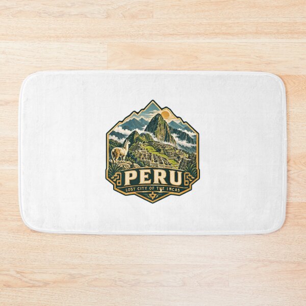 Item preview, Peru Lost City Of The Incas Machu Picchu Llama Travel Explorer designed and sold by Star3NowForMe.