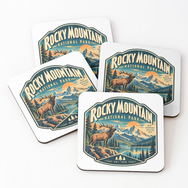 Item preview, Rocky Mountain National Park Wild Mountains Brighter Days Nature Lover Hiker Explorer designed and sold by Simsimah26Parks.