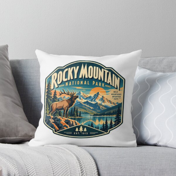 Item preview, Rocky Mountain National Park Wild Mountains Brighter Days Nature Lover Hiker Explorer designed and sold by Simsimah26Parks.