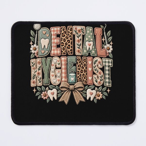 Item preview, Boho Dental Hygienist Floral Tooth Retro Aesthetic designed and sold by ArcaneArtistry.