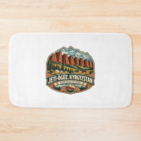 Item preview, Jeti-Ögüz, Kyrgyzstan Seven Bulls Of Stone Central Asia Travel designed and sold by Star3NowForMe.