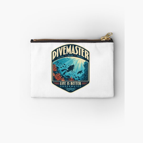 Item preview, Divemaster Explore Guide Protect Life Is Better Underwater Scuba Diving Ocean Diver designed and sold by Simsimah26Parks.