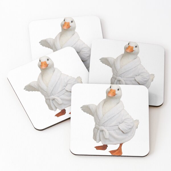 Item preview, White Goose Soft Bathrobe designed and sold by Sillytoe.