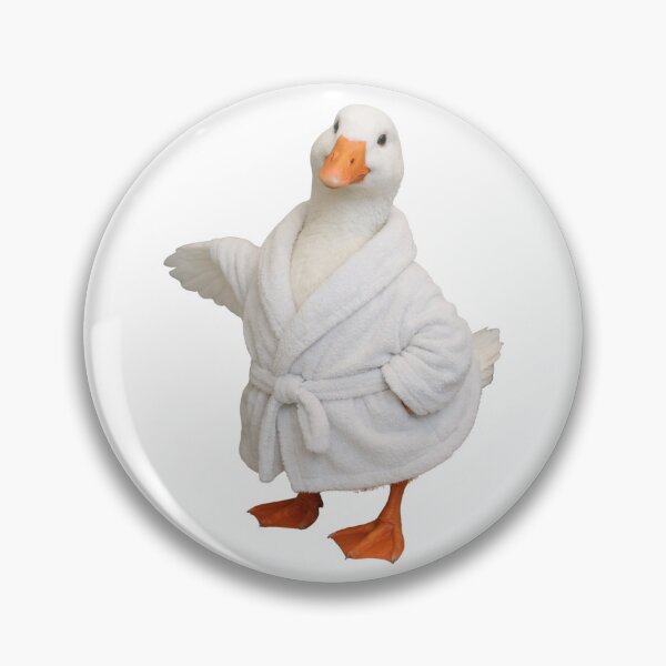 Item preview, White Goose Soft Bathrobe designed and sold by Sillytoe.