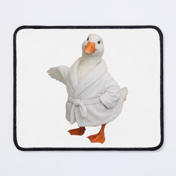 Item preview, White Goose Soft Bathrobe designed and sold by Sillytoe.