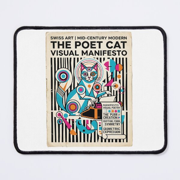 Item preview, Turkish Angora Typewriter Poet designed and sold by PictoVibe.