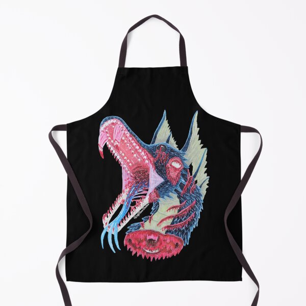 Item preview, Zombie serpent dragon painting designed and sold by WolfRaven Creations.