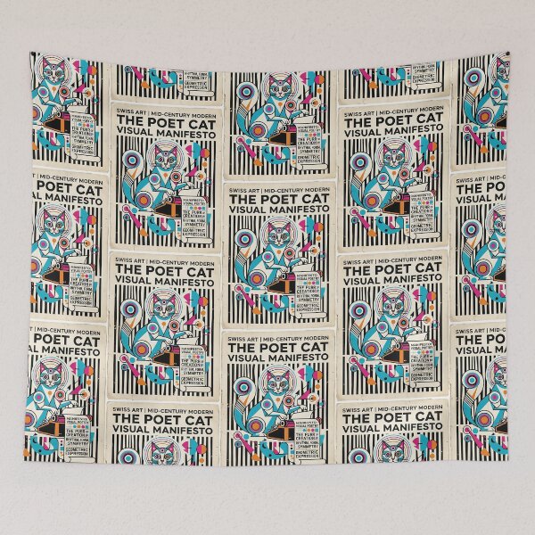 Item preview, Turkish Angora Typewriter Poet designed and sold by PictoVibe.