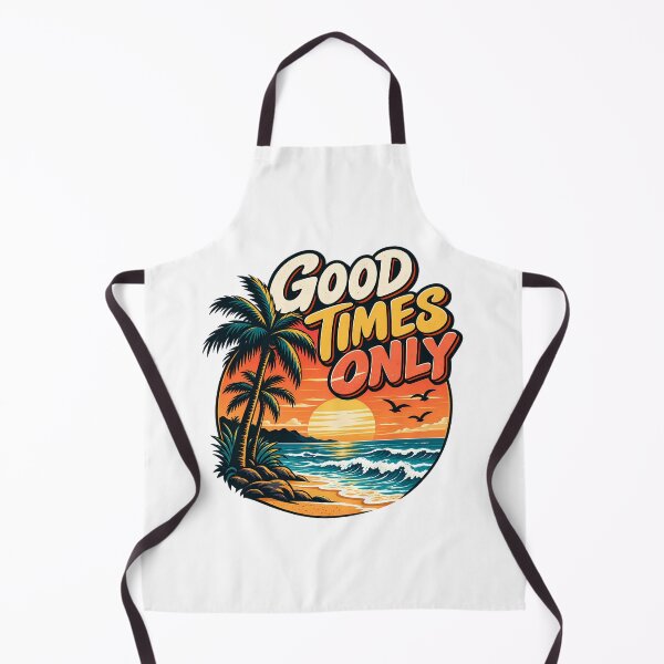 Item preview, Good Times Only Retro Sunset designed and sold by Mr Brain.