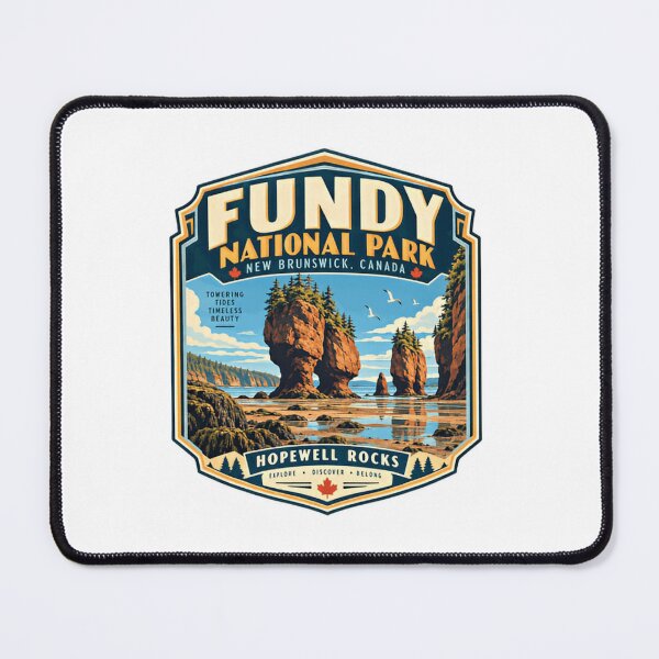 Item preview, Fundy National Park New Brunswick Canada Hopewell Rocks Travel Souvenir designed and sold by Simsimah26Parks.