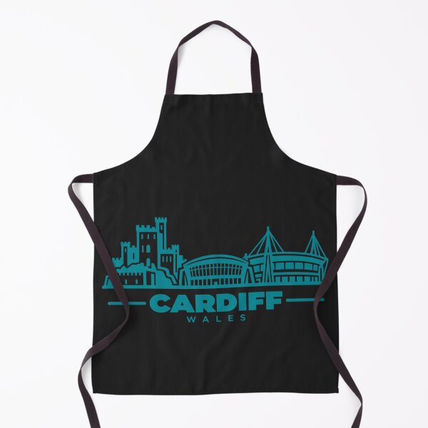 Item preview, Cardiff Wales Line Art Skyline Poster designed and sold by CMYKStudio.