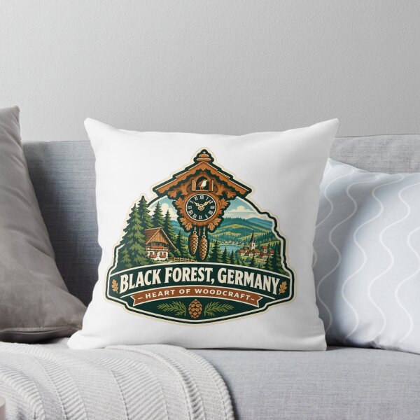Item preview, Black Forest, Germany - Heart Of Woodcraft German Travel Cuckoo Clock Souvenir designed and sold by Star3NowForMe.