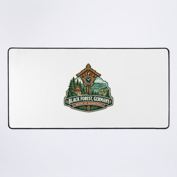 Item preview, Black Forest, Germany - Heart Of Woodcraft German Travel Cuckoo Clock Souvenir designed and sold by Star3NowForMe.