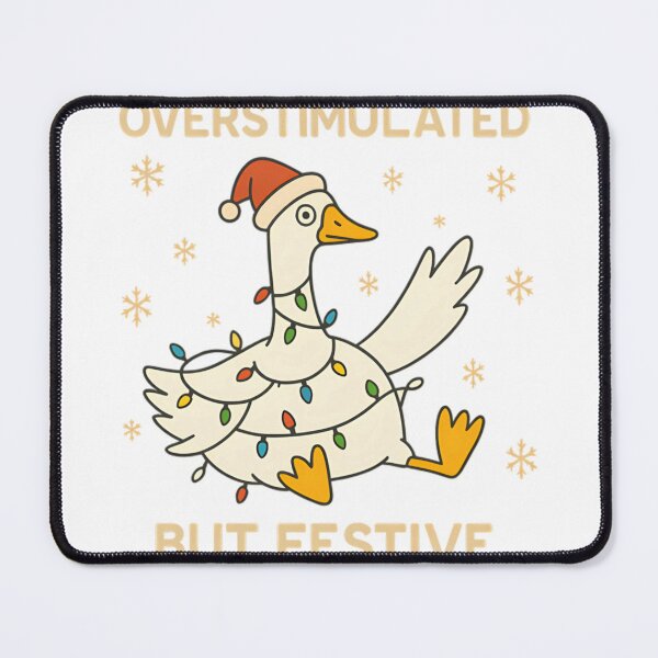 Item preview, Goose Merry Happy And Christmas Silly Raccoon Festive Holiday designed and sold by CallahanRe.