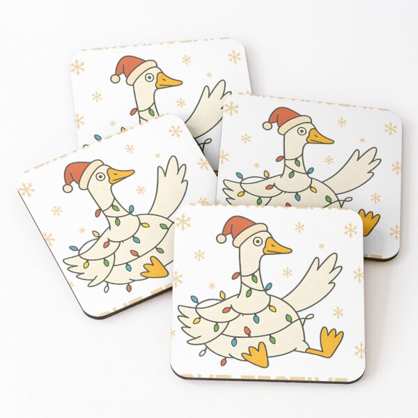 Item preview, Goose Merry Happy And Christmas Silly Raccoon Festive Holiday designed and sold by CallahanRe.