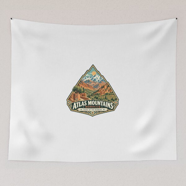 Item preview, Atlas Mountains Morocco Peaks Of The Berbers Travel Adventure Hiking Explorer designed and sold by Star3NowForMe.