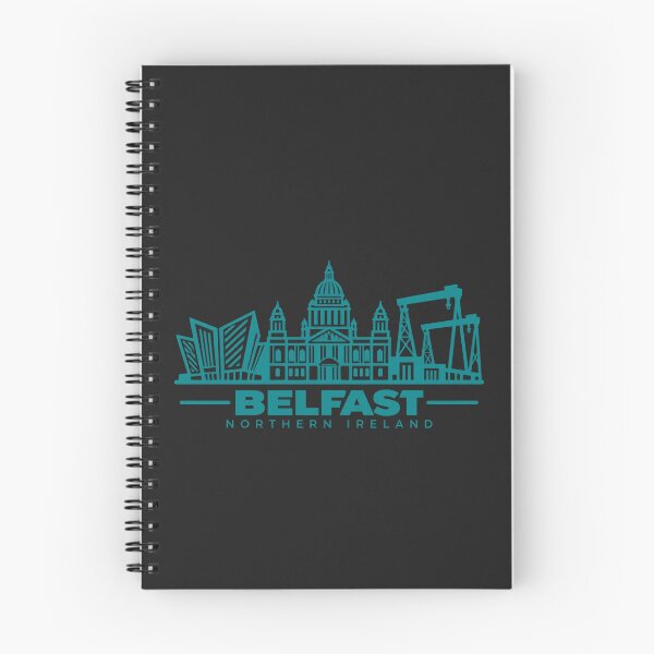 Item preview, Póster con el horizonte de Belfast, Irlanda del Norte. designed and sold by CMYKStudio.