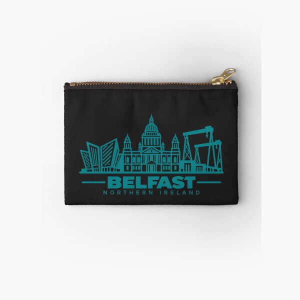 Item preview, Belfast Northern Ireland Line Art Skyline Poster designed and sold by CMYKStudio.