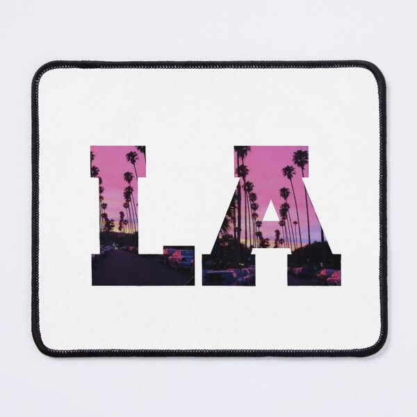 Item preview, la Los Angeles city palm tree sunset sticker designed and sold by th3a.