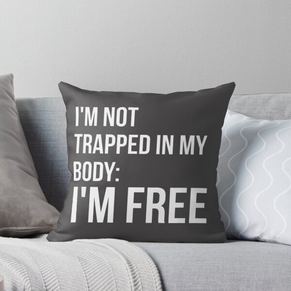 Item preview, I'm Not Trapped In My Body Rainbow LGBT Pride Design for Self-Expression and Community Support designed and sold by ajson21.
