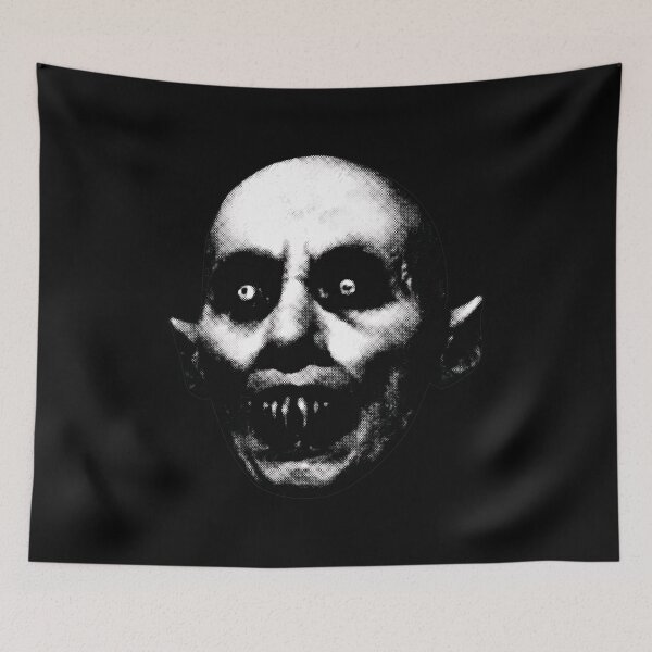 Item preview, Vintage Horror Vampires Face B&Ws Fangs designed and sold by Aboulkorom.
