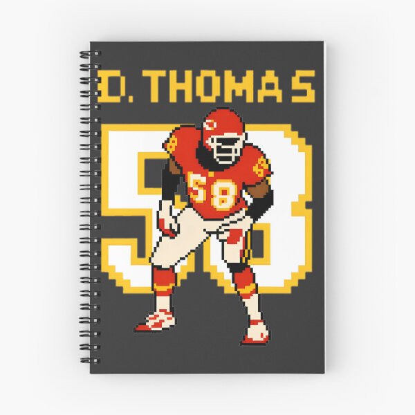 Item preview, Derrick Thomas Retro Football Art Design Celebrating Legendary NFL Linebacker designed and sold by Valdodesign.