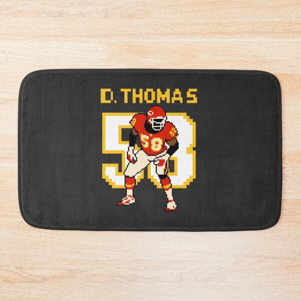 Item preview, Derrick Thomas Retro Football Art Design Celebrating Legendary NFL Linebacker designed and sold by Valdodesign.