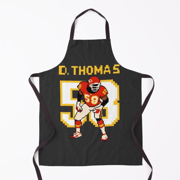 Item preview, Derrick Thomas Retro Football Art Design Celebrating Legendary NFL Linebacker designed and sold by Valdodesign.