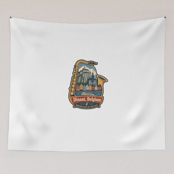 Item preview, Dinant, Belgium Birthplace Of The Sax Saxophone Player Musician Travel designed and sold by Star3NowForMe.