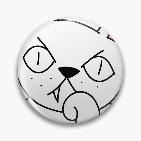 Item preview, bored cat - white designed and sold by motherbrainart.