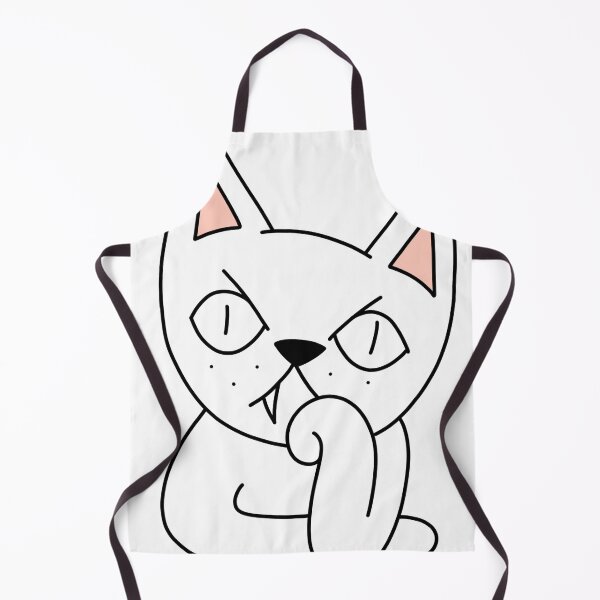 Item preview, bored cat - white designed and sold by motherbrainart.