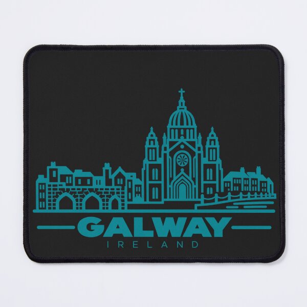Item preview, Galway Ireland Line Art Travel Poster designed and sold by CMYKStudio.