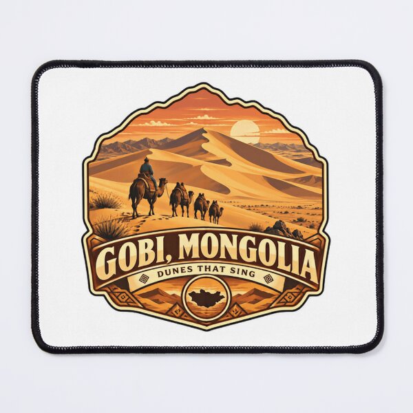 Item preview, Gobi, Mongolia Dunes That Sing Travel Adventure Explorer designed and sold by Star3NowForMe.