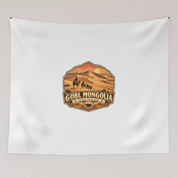 Item preview, Gobi, Mongolia Dunes That Sing Travel Adventure Explorer designed and sold by Star3NowForMe.