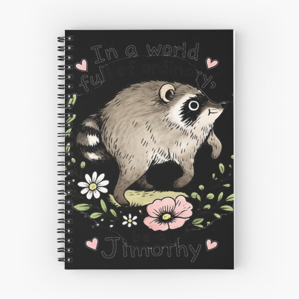 Item preview, In A World Full Of Ordinary Be A Jimothy Raccoon - funny raccoon Active Retro Raccoon designed and sold by CallahanRe.