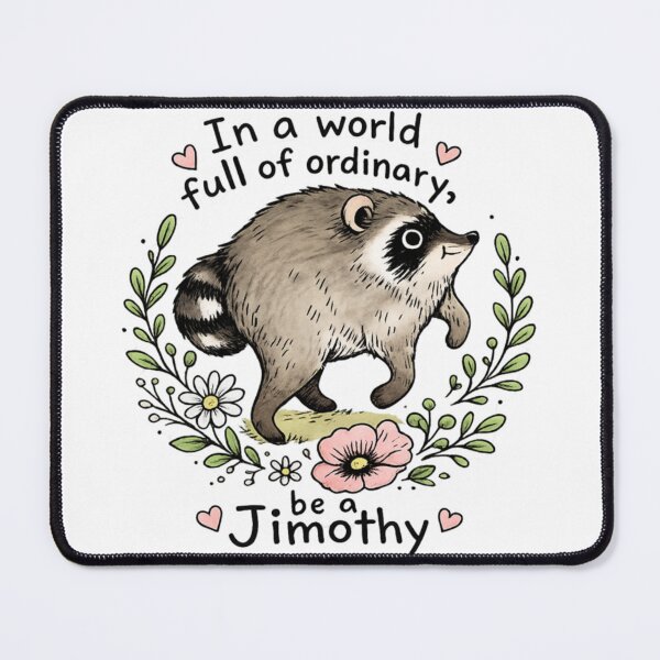 Item preview, In A World Full Of Ordinary Be A Jimothy Raccoon - funny raccoon Active Retro Raccoon designed and sold by CallahanRe.