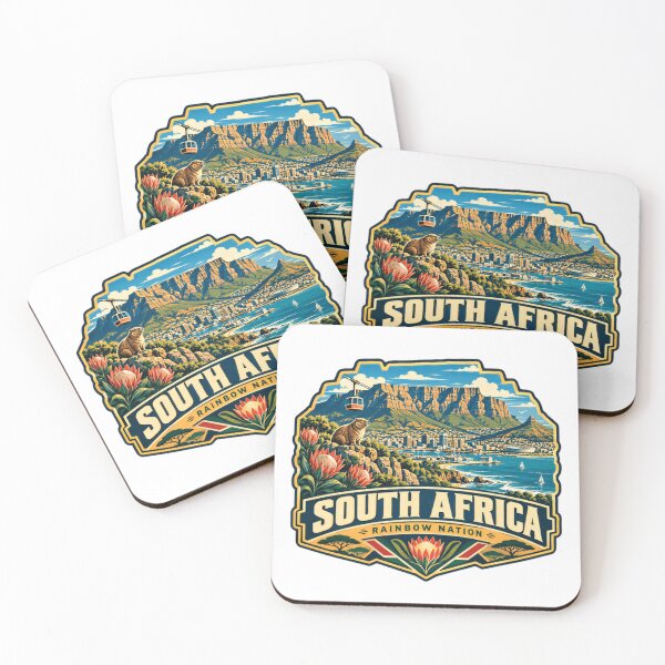 Item preview, South Africa Rainbow Nation African Travel Souvenir Cape Town Table Mountain designed and sold by Star3NowForMe.
