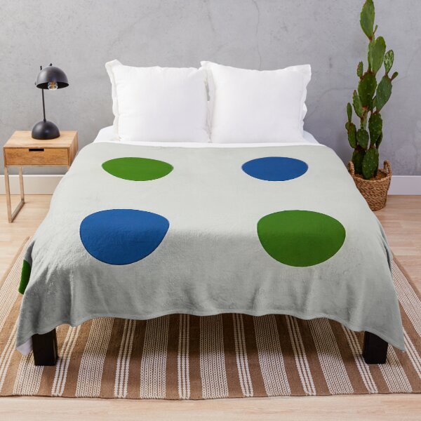 Item preview, Bleu-vert-jaune-orange - 1954 designed and sold by NeonCanvasDream.