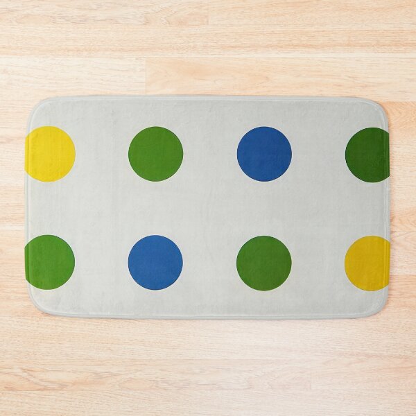 Item preview, Bleu-vert-jaune-orange - 1954 designed and sold by NeonCanvasDream.