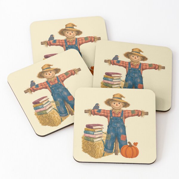 Item preview, Happy Fall Scarecrow Book Lover designed and sold by MochaBookClub.