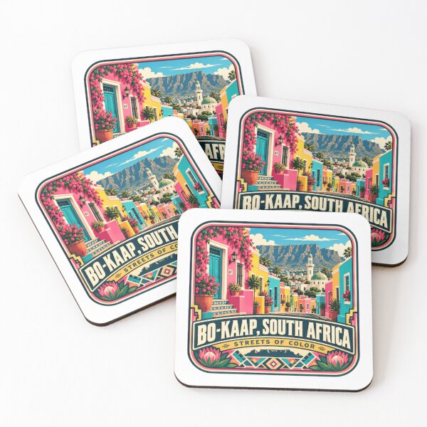 Item preview, Bo-Kaap, South Africa Streets Of Color Cape Town Travel Souvenir designed and sold by Star3NowForMe.