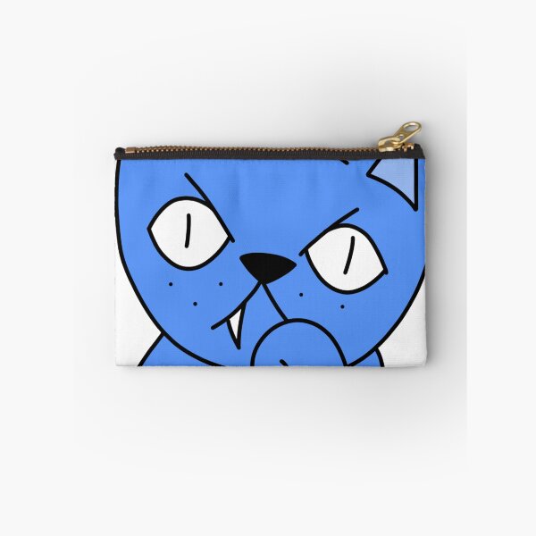 Item preview, bored cat - blue designed and sold by motherbrainart.