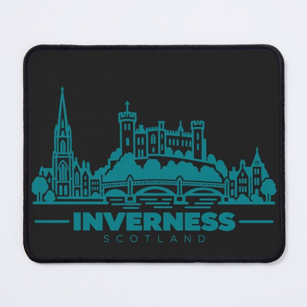 Item preview, Inverness Scotland Line Art Skyline Poster designed and sold by CMYKStudio.