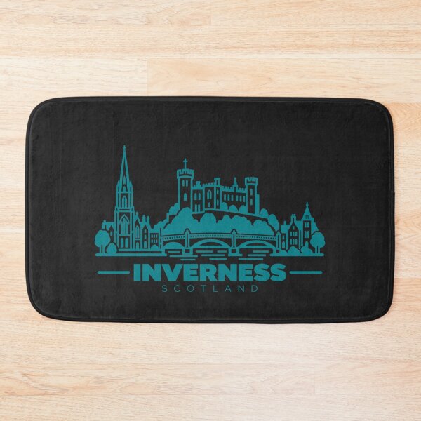 Item preview, Inverness Scotland Line Art Skyline Poster designed and sold by CMYKStudio.